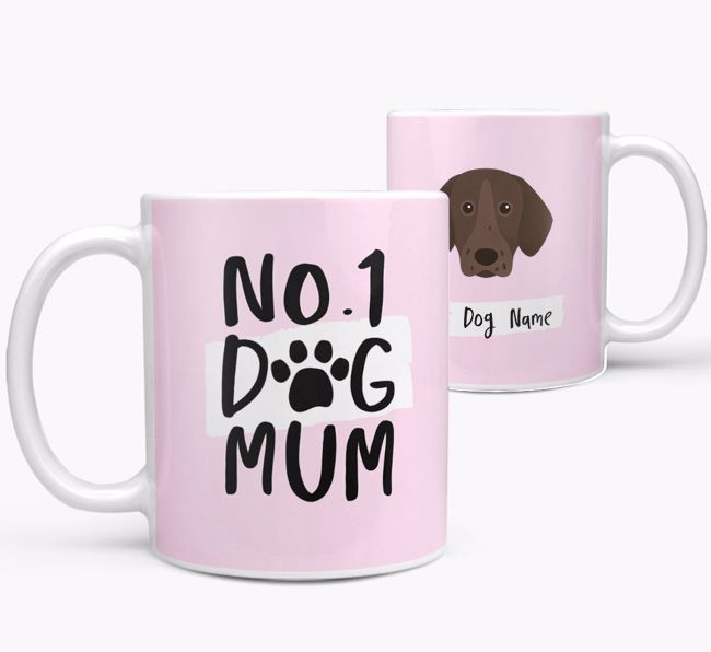 'No.1 Dog Mum' - Personalised {breedFullName} Mug